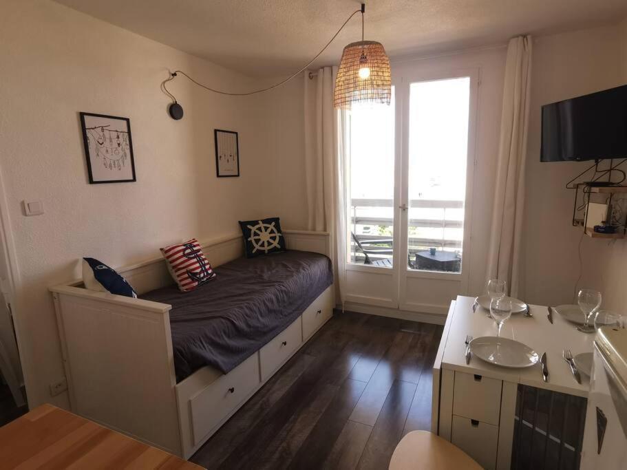 Le Carlton - Superbe Appartement - Acces Direct Plage - Terrasse Vue Mer 勒卡特 外观 照片